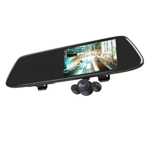 Multi Languages Wide Angle HD Car Dash cam G-Sensor Parking Monitor Front Inside Reverse DVR Car Black Box with Night Vision