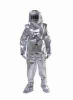 1000 degrés résistant à la chaleur haute visibilité costume feuille d'aluminium vêtements argentés vêtements ignifuges
