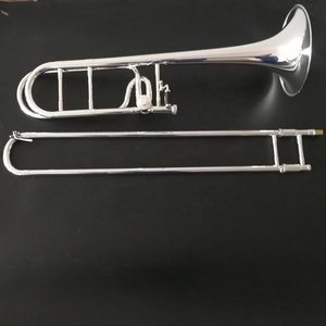 Instruments de <span class=keywords><strong>cuivre</strong></span> pour <span class=keywords><strong>trombone</strong></span> ténor professionnel Bb/F de haute qualité avec bon étui - Product Image 1