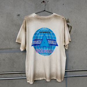 QYOURECLO <span class=keywords><strong>T</strong></span>-<span class=keywords><strong>shirt</strong></span> Vintage Personalizzata con Effetto Acido e Grafiche Oversize, in Cotone Pesante da <span class=keywords><strong>Uomo</strong></span> - Product Image 2