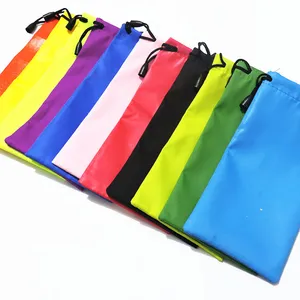 Wholesale Spectacle Sunglasses Eyewear Eyeglasses Glasses Microfiber Cloth Bag Pouch with Logo Custom