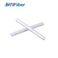 Funda Termocontraíble para Empalmes de Fibra Óptica de 60 mm con Refuerzo de Doble Pin de Acero, Protector de Empalmes por Fusión para Cable de Bajada