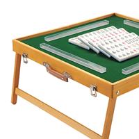 Ensemble de voyage Mahjong personnalisé table de jeu de Mahjong domino pliante pour l'extérieur pour les réunions de famille fête camping