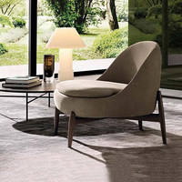 Canapé Lounge Simple en Tissu Bouclé de Luxe pour la Décoration du Salon