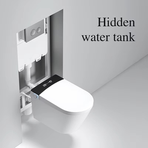 Offre Spéciale : WC Intelligent Mural avec Citerne, Couvercle à Ouverture Automatique, Siège Chauffant Instantané, WC Électrique Intelligent - Product Image 4
