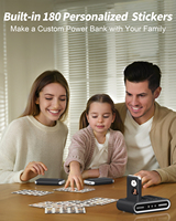 Station de charge portable 10000mAh 15W, station de charge multi-ports avec USB-C pour batterie externe et appareils, utilisation intérieure/extérieure