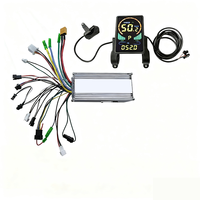 Controlador de CC sin escobillas de 36V/48V/60V 800W/1000W con juego de controlador de pantalla Lcd a Color con espectáculo de velocidad para bicicleta eléctrica Scooter