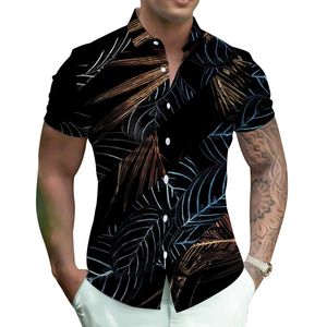 Meilleure vente Slim Fit formelle chemise à col en V pour hommes Camisa De Praia haut de gamme hawaïen homme chemise Chemise <span class=keywords><strong>Hawaienne</strong></span> vêtements de créateurs - Product Image 2