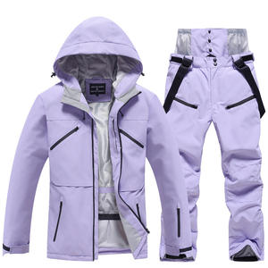 Combinaison de <span class=keywords><strong>ski</strong></span> d'hiver personnalisée PASUXI pour <span class=keywords><strong>homme</strong></span>, imperméable 10 000 mm, respirante, séchage rapide, pantalon épais pour snowboard, extérieur, bretelles, sport - Product Image 2