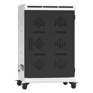 Armoire de charge pour tablettes et téléphones portables avec poignée métallique, porte à clé, design durable et écologique pour l'organisation centralisée des écoles - Product Image 5