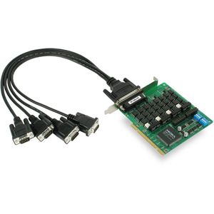 Tarjeta de Interfaz Serial PCI Universal Moxa CP 134U I Modelo 65679, 4 Puertos RS232 para Uso Industrial, Taiwán - Product Image 1