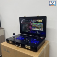 Nouvel écran IPS rétro vintage pour console Pandora Saga DXPlus, CPU rapide, rétro vintage pour bureau, armoire d'arcade pliable