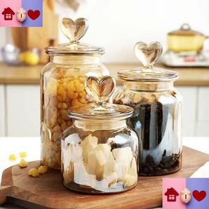 Fábrica vende <span class=keywords><strong>Sada</strong></span> Lima redondo claro té café almacenamiento tarro de vidrio con tapa - Product Image 2