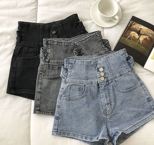 Nouveaux shorts en <span class=keywords><strong>jean</strong></span> rétro taille basse à boutons pour femmes, vêtements d'été frais et respirants, mode sexy, vêtements de rue pour femmes, vente en gros - Product Image 6