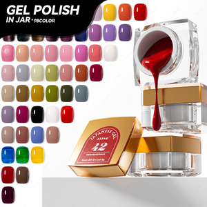 JTING Ensemble de vernis à ongles en gel 98 couleurs pigmentées dans un pot <span class=keywords><strong>Peinture</strong></span> de style japonais vernis à ongles en gel couleurs OEM personnalisé Marque privée - Product Image 1