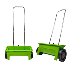 Durevole spargitore di semi spinti a mano 12L spalmatore di <span class=keywords><strong>erba</strong></span> da <span class=keywords><strong>prato</strong></span> con ruote per lavori di semina all'aperto - Product Image 1