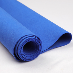 جلد شمواه مزدوج من الجلد المدبوغ وصديع البيئة جلد ميكروفايبر معاد تدويره للأحذية جلد صناعي للأحذية من جلد الغزال المايكروفايبر - Product Image 4