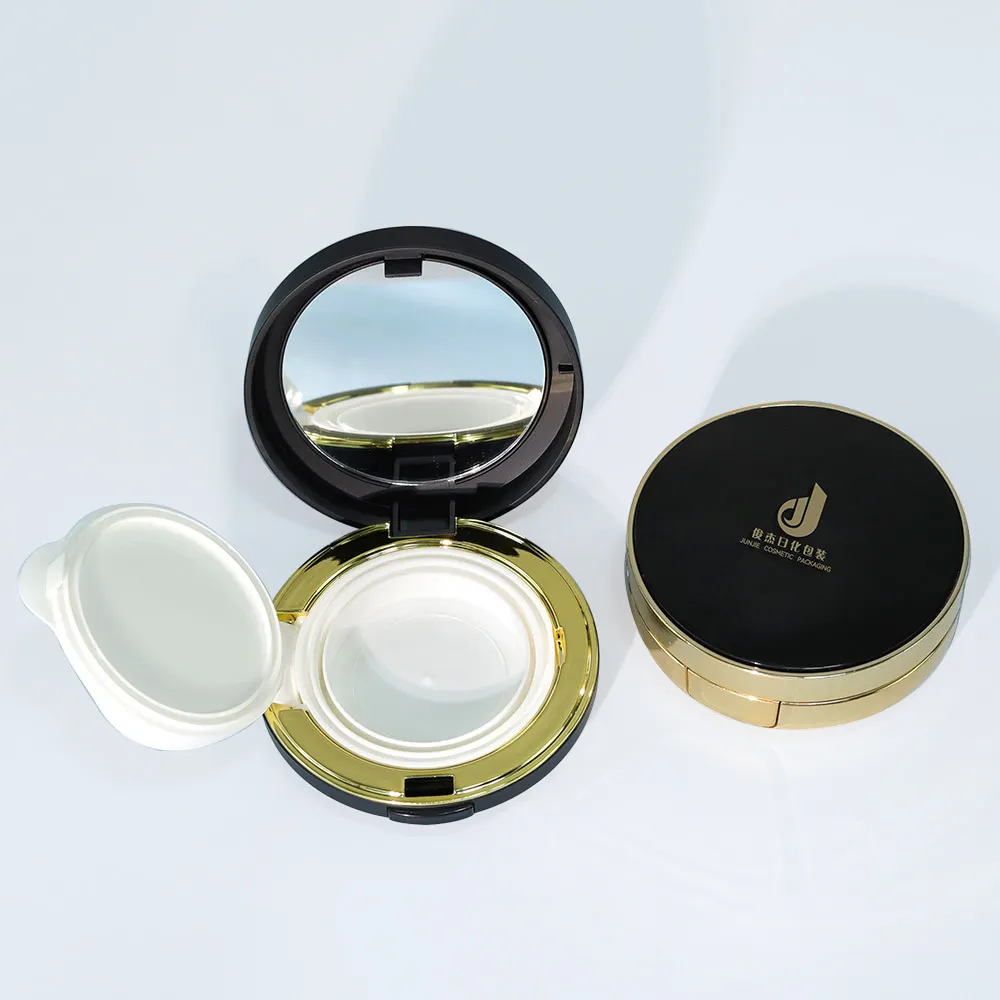 Luxury Private Label Empty Refillable Air Cushion Loose Powder Case 12.5g 15g Powder Foundation Cream Jars Cosmetic Packaging