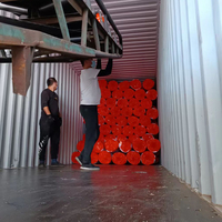 Laine de verre ignifuge en rouleaux avec revêtement en aluminium ASTM C411 pour l'Amérique du Nord, isolation thermique R30, 9,5 pouces