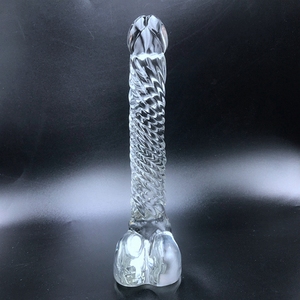 大人のおもちゃモダンタイプ異なるサイズ高ホウケイ酸ガラスディルドエロアナル - Product Image 3