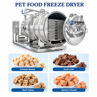 Lyophilisateur sous vide de 30m² pour aliments pour animaux de compagnie / Lyophilisateur pour poulet et viandes séchées pour animaux de compagnie