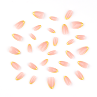 30 pièces de faux ongles de haute qualité, ongles press-on, MOQ 1, étiquette privée, étui pour faux ongles réutilisable, ongles artificiels en acrylique