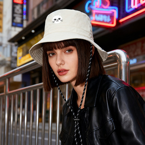 Nhanh Chóng Làm Khô Đồng Bằng Động Vật Thêu Logo Polyester Có Thể Gập Lại Túi Xô Hat Với Chuỗi - Product Image 1