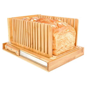 Addreen Hướng dẫn sử dụng Hamburger tự động thương mại tre bánh mì Slicer Máy danh sách khuyến mãi với dao cho bánh mì tự chế - Product Image 1