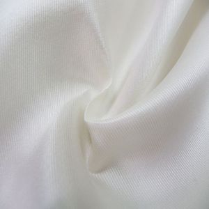 Tela de tul nupcial ligera de sarga de poliéster blanco 100% para ropa de boda para niñas - Product Image 5
