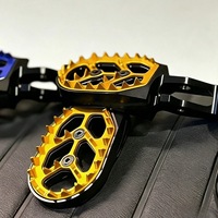 Nouvelles repose-pieds élargies en alliage d'aluminium Ultra Bee pour moto électrique Surron, modification et remplacement de pédale pour le marché secondaire