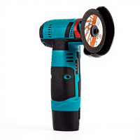 Mini-meuleuse portative domestique, meuleuse d'angle au lithium, vitesse variable, moteur sans balais, machine de découpe rechargeable, polissage