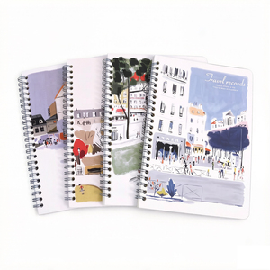 Cuaderno Espiral <span class=keywords><strong>de</strong></span> Papel Beige <span class=keywords><strong>de</strong></span> Calidad, 70 g/m², 60 Hojas, 120 Páginas, con Líneas, A5 B5, para Trabajo, Bocetos, Notas <span class=keywords><strong>de</strong></span> Estudio, <span class=keywords><strong>Viajes</strong></span> - Product Image 1