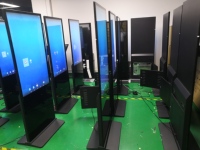 Pantalla Digital LCD de Señalización Publicitaria de 55 Pulgadas, con Soporte de Pie para Interiores, con Sistema Android, Modelo 2023