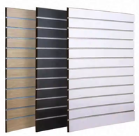 Panneau rainuré en MDF plaqué Parota Okoume de haute qualité, 4x8 pieds, 12mm/15mm/18mm, moderne, E2, pour chambre, cuisine, salle de bain