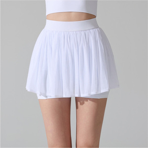 <span class=keywords><strong>Falda</strong></span> pantalón deportiva de cintura alta para mujer y niña, para tenis, pickleball, running y golf - Product Image 2