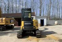 Mini-excavatrice Komatsu PC55MR 5,5 tonnes à vendre, d'origine japonaise, faible nombre d'heures, godet de 0,15 m³, rotation zéro, vente directe usine en gros