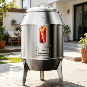 Horno de <span class=keywords><strong>Asado</strong></span> Comercial de Gran Capacidad para Exteriores, para Gansos y Lechones, Fácil de Limpiar, de Acero Inoxidable - Product Image 5