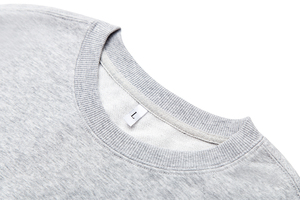 Sweat-shirt unisexe à manches longues, col rond, en tricot respirant, épais, uni, pour un usage quotidien, design doublé pour l'hiver - Product Image 3