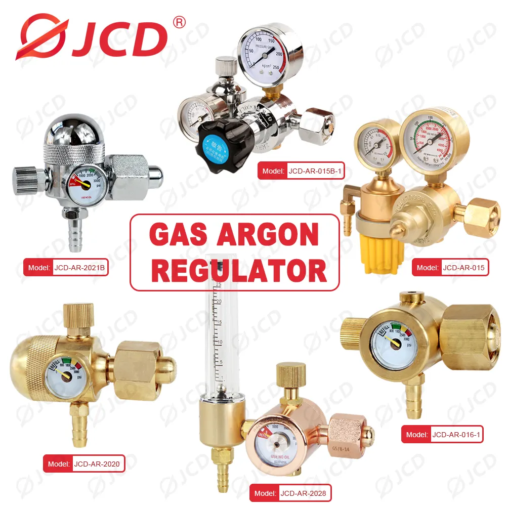 JCD Econo saving gas Argon Regulator pressure regulator Flowmeter Welding Weld Gauge