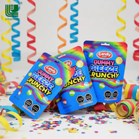Boîte de bonbons durs lyophilisés aux fruits pour enfants, personnalisée, OEM, Halal, imprimée de dessins animés, assortiment multicolore, en gros