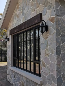 <span class=keywords><strong>Porta</strong></span> in Vetro Artistico Curvo in Ferro Battuto Stile Moderno Retrò Francese per Chiese ed Edifici Antichi - Product Image 6