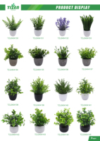 Bonsaï artificiel en plastique, hautement simulé, couleur naturelle, plante moyenne en pot pour la décoration intérieure et extérieure