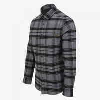Benutzer definierte neue Mode dickere Baumwolle Polyester Langarm Button-up Tasche Insert Scoop Bottom Men Flanell Shirt