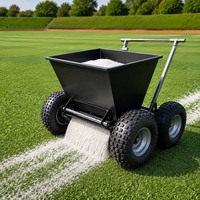 Machine de remplissage de sable pour gazon artificiel avec capacité de charge élevée pour la construction de terrains professionnels