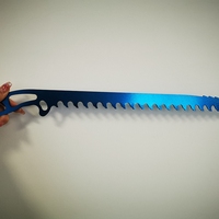 Service de fabrication CNC OEM/ODM pour profilés en aluminium, outils de dégivrage d'hiver en aluminium anodisé bleu