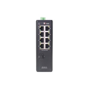 Commutateurs industriels à fibre optique avec 8 ports RJ45 pour réseau, avec 1 port SFP+ Uplink 1/2.5/10G, commutateur Ethernet CCTV - Product Image 2