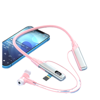 Magnétique 80 heures de jeu Neckband Stereo Earphones Headsets Mic Wireless ENC Earbud & In-Ear Headphones for koraoke headphone