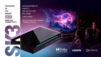 UGOOS SK3 RK3588S2-DV OTT BOX 8GB LPDDR4 128GB EMMC Processeur Octa Core ARM Cortex-A76 jusqu'à 2,4 GHz Lecteur de boîte TV Android