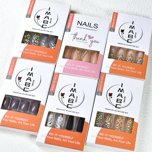<span class=keywords><strong>Faux</strong></span> ongles en matériau ABS 24 pièces de haute qualité 6 modèles disponibles réutilisables <span class=keywords><strong>pour</strong></span> un usage quotidien - Product Image 5