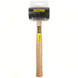Martillo de goma Stanley de 450g con mango de madera - Product Image 2